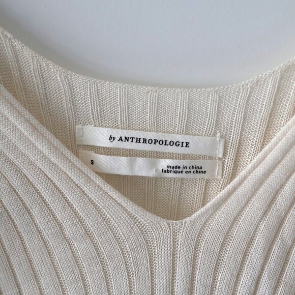 Anthropologie Women’s Tank Top – Size S, Cream - Picture 4 of 6